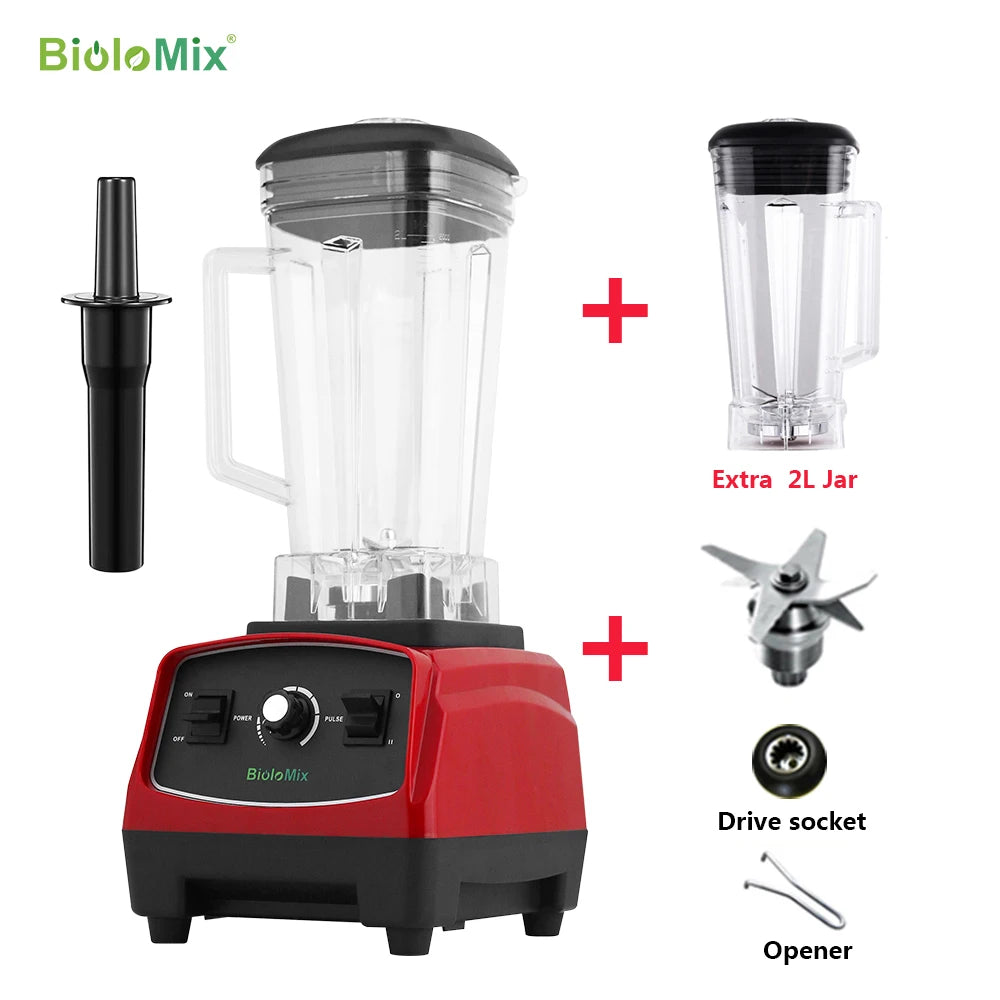 BPA Free 3HP 2200W Heavy Duty Grade Blender Mixer Juicer High Power Food Processor Ice Smoothie Bar Fruit Blender