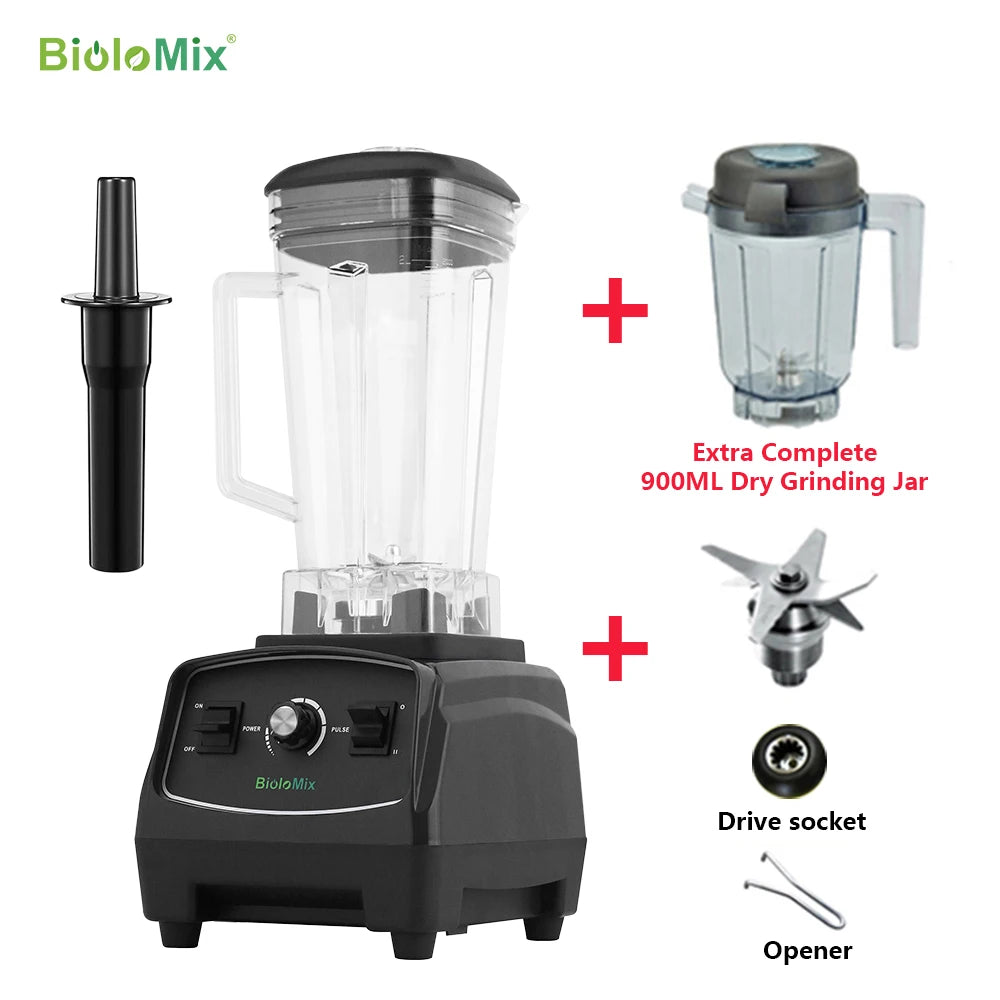 BPA Free 3HP 2200W Heavy Duty Grade Blender Mixer Juicer High Power Food Processor Ice Smoothie Bar Fruit Blender
