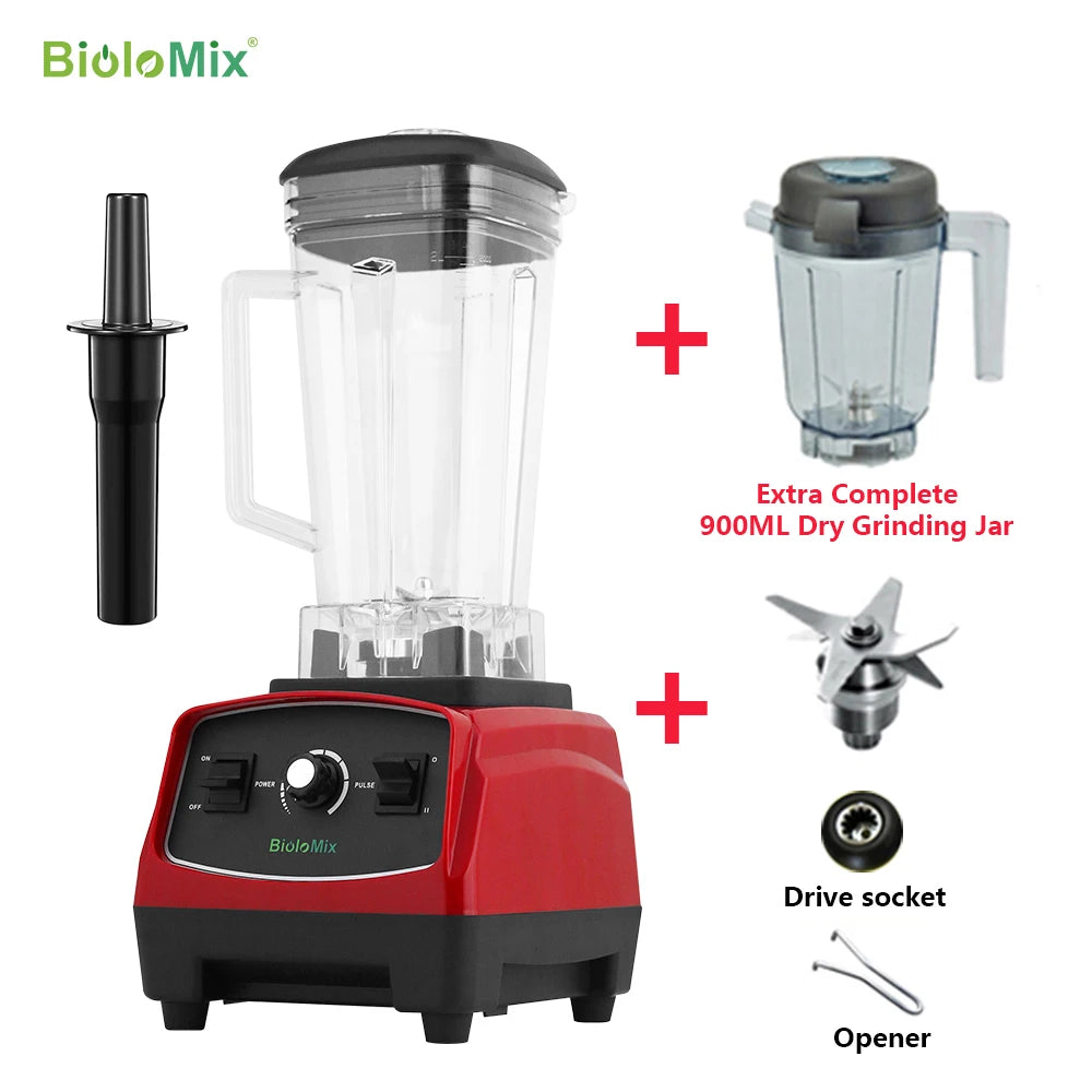 BPA Free 3HP 2200W Heavy Duty Grade Blender Mixer Juicer High Power Food Processor Ice Smoothie Bar Fruit Blender