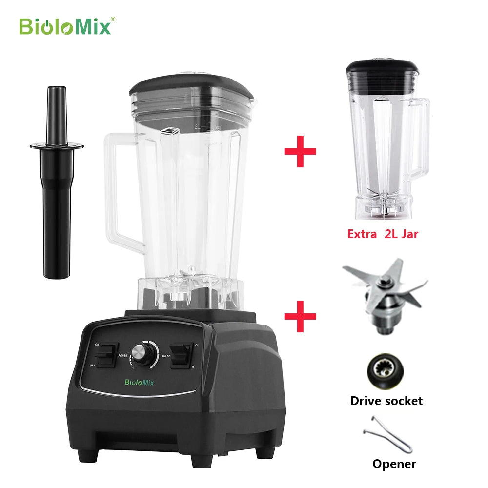 BPA Free 3HP 2200W Heavy Duty Grade Blender Mixer Juicer High Power Food Processor Ice Smoothie Bar Fruit Blender