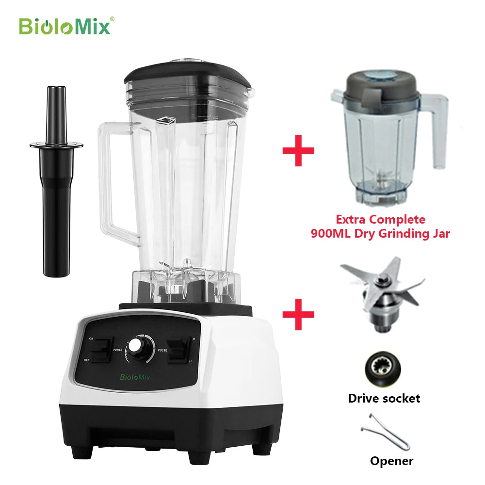 BPA Free 3HP 2200W Heavy Duty Grade Blender Mixer Juicer High Power Food Processor Ice Smoothie Bar Fruit Blender