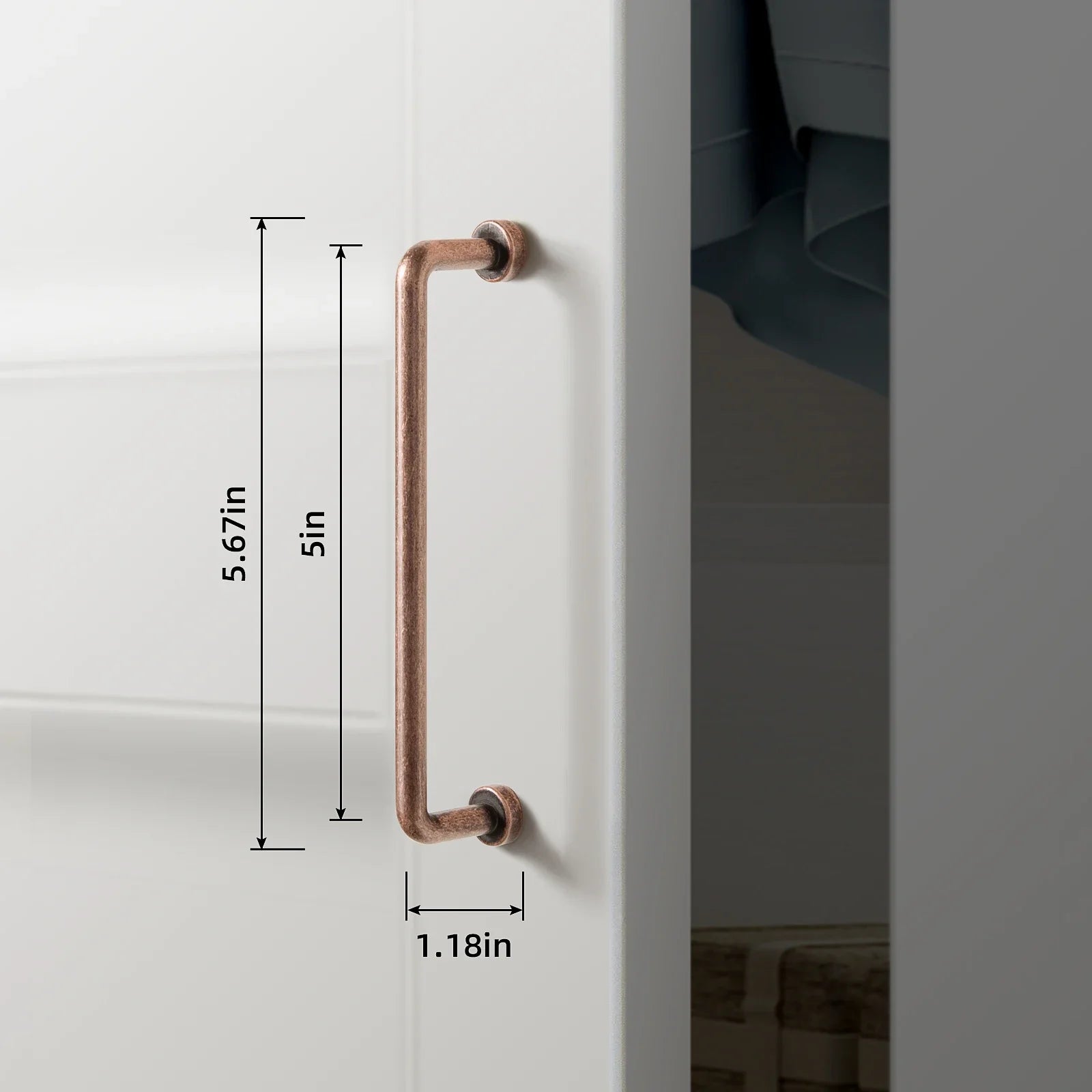 12.6''inch（320mm）Dainty Furniture Bar Pull Bronze Cabinet Handle Kitchen Handles Drawer Knobs Black Long Handle for Kitchen