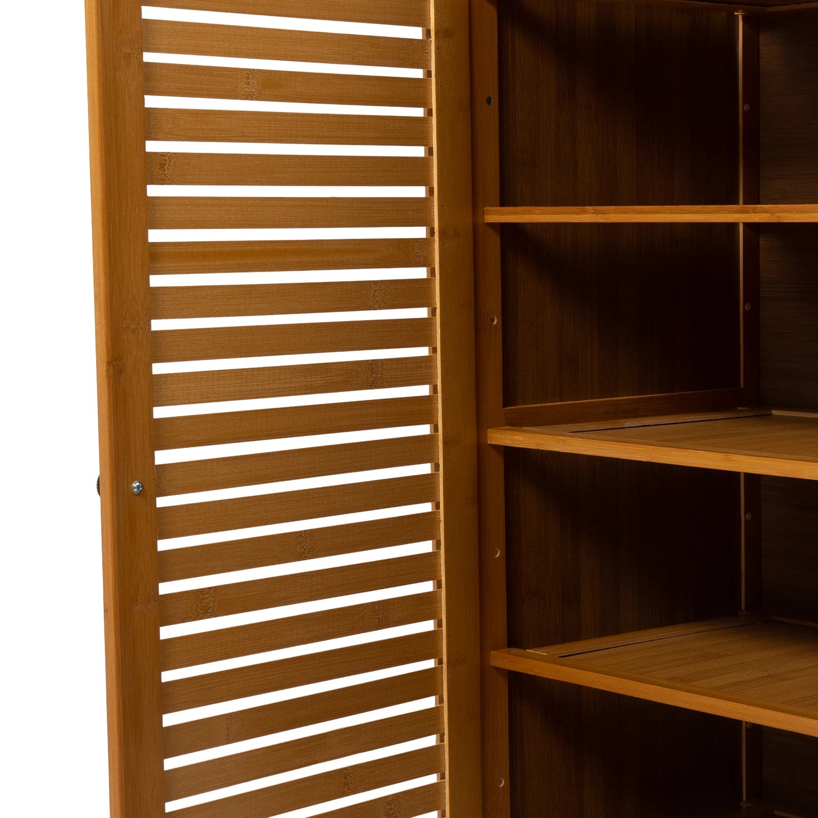 115cm Shoe Cabinet with Doors 30 Pairs Shoes Shoes Rack Home Storage Cabinet for Hall Entrance Corridor Livingroom Bedroom