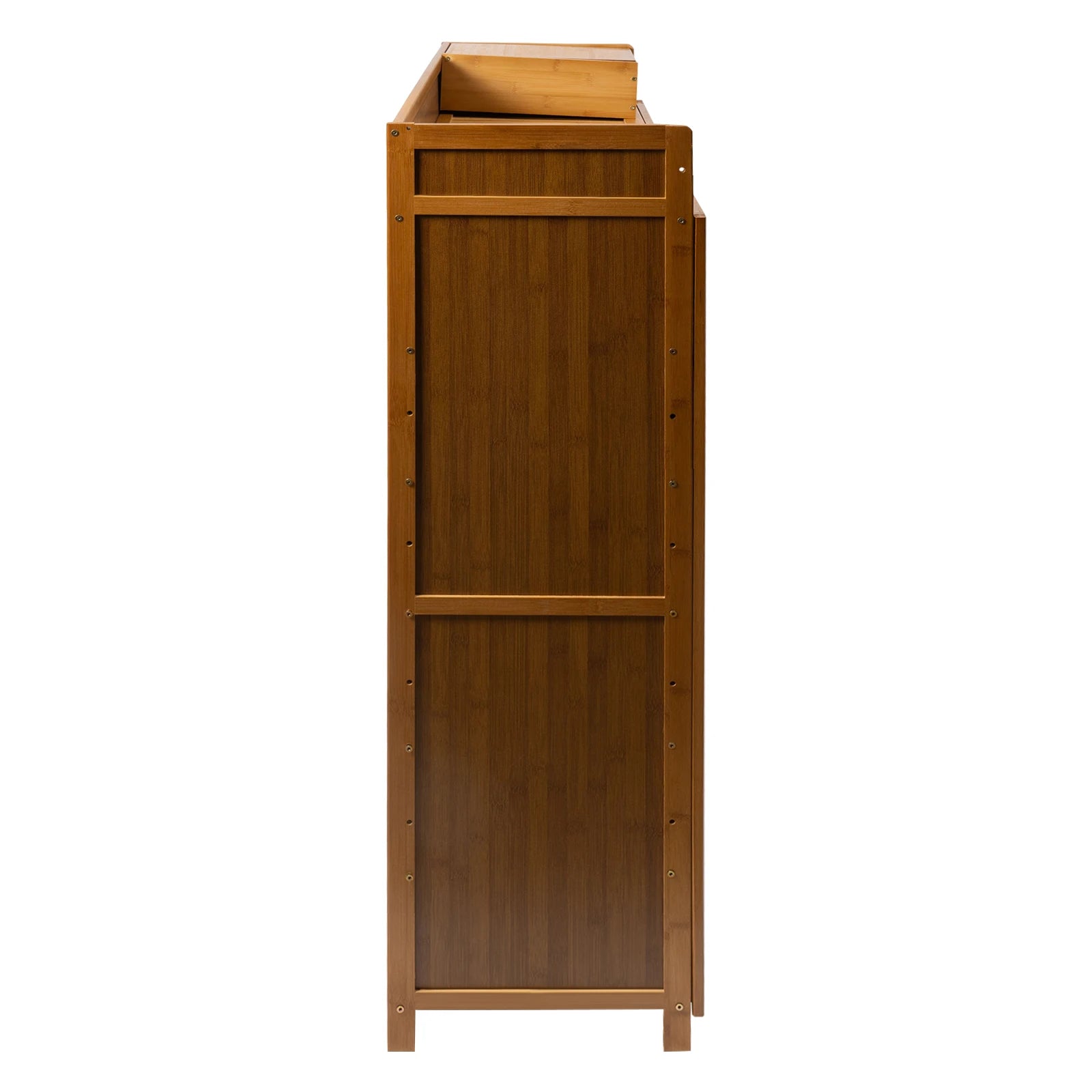 115cm Shoe Cabinet with Doors 30 Pairs Shoes Shoes Rack Home Storage Cabinet for Hall Entrance Corridor Livingroom Bedroom