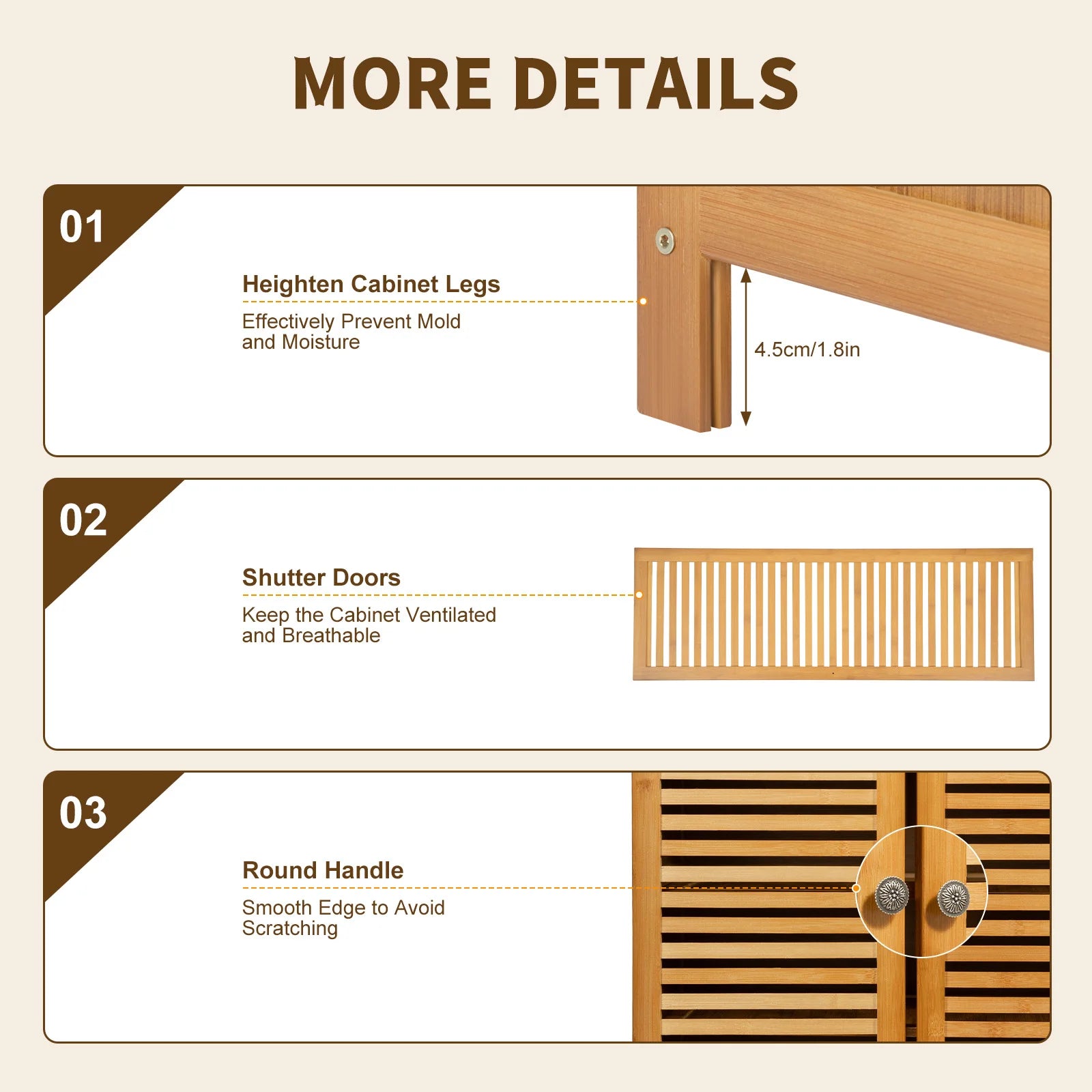 115cm Shoe Cabinet with Doors 30 Pairs Shoes Shoes Rack Home Storage Cabinet for Hall Entrance Corridor Livingroom Bedroom