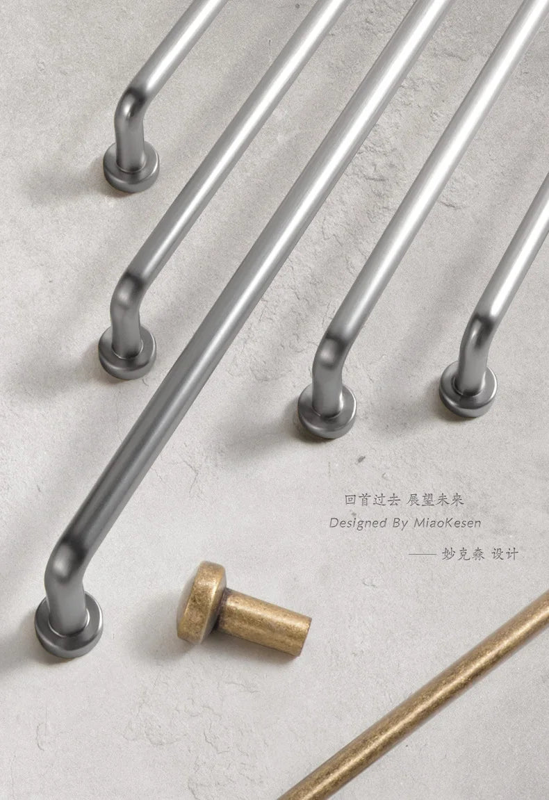 12.6''inch（320mm）Dainty Furniture Bar Pull Bronze Cabinet Handle Kitchen Handles Drawer Knobs Black Long Handle for Kitchen