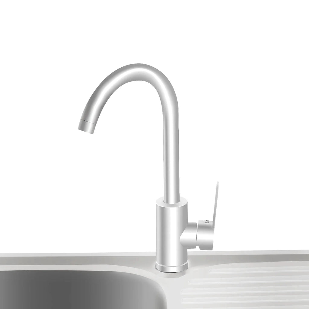 29.5*15.7*29.5in Kitchen Single Bowl Sink Free Standing Sink with Operation Countertop and Bottom Shelf 360° Adjustable Faucet