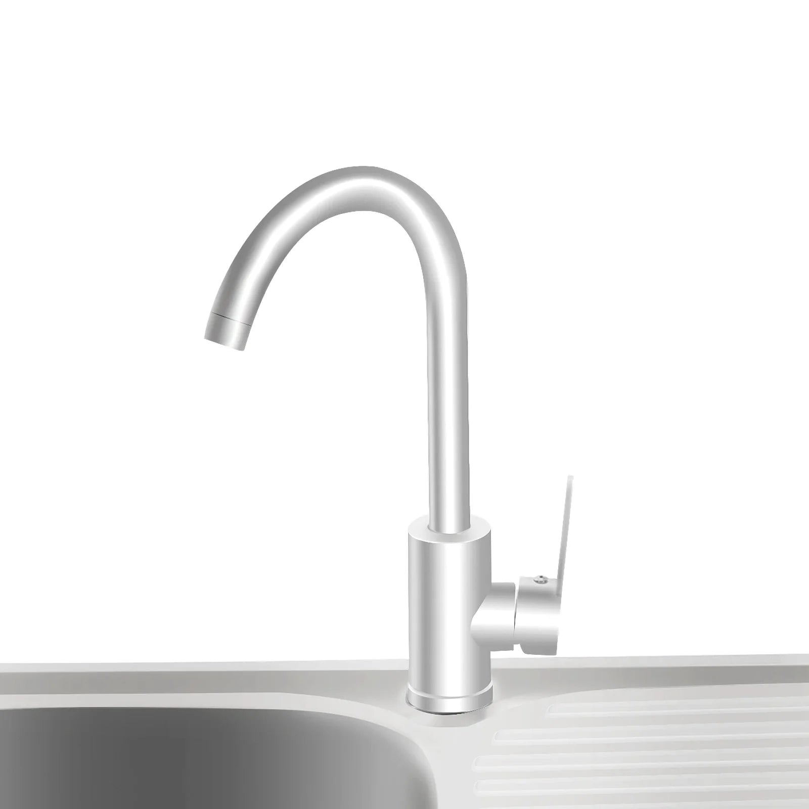 29.5*15.7*29.5in Kitchen Single Bowl Sink Free Standing Sink with Operation Countertop and Bottom Shelf 360° Adjustable Faucet