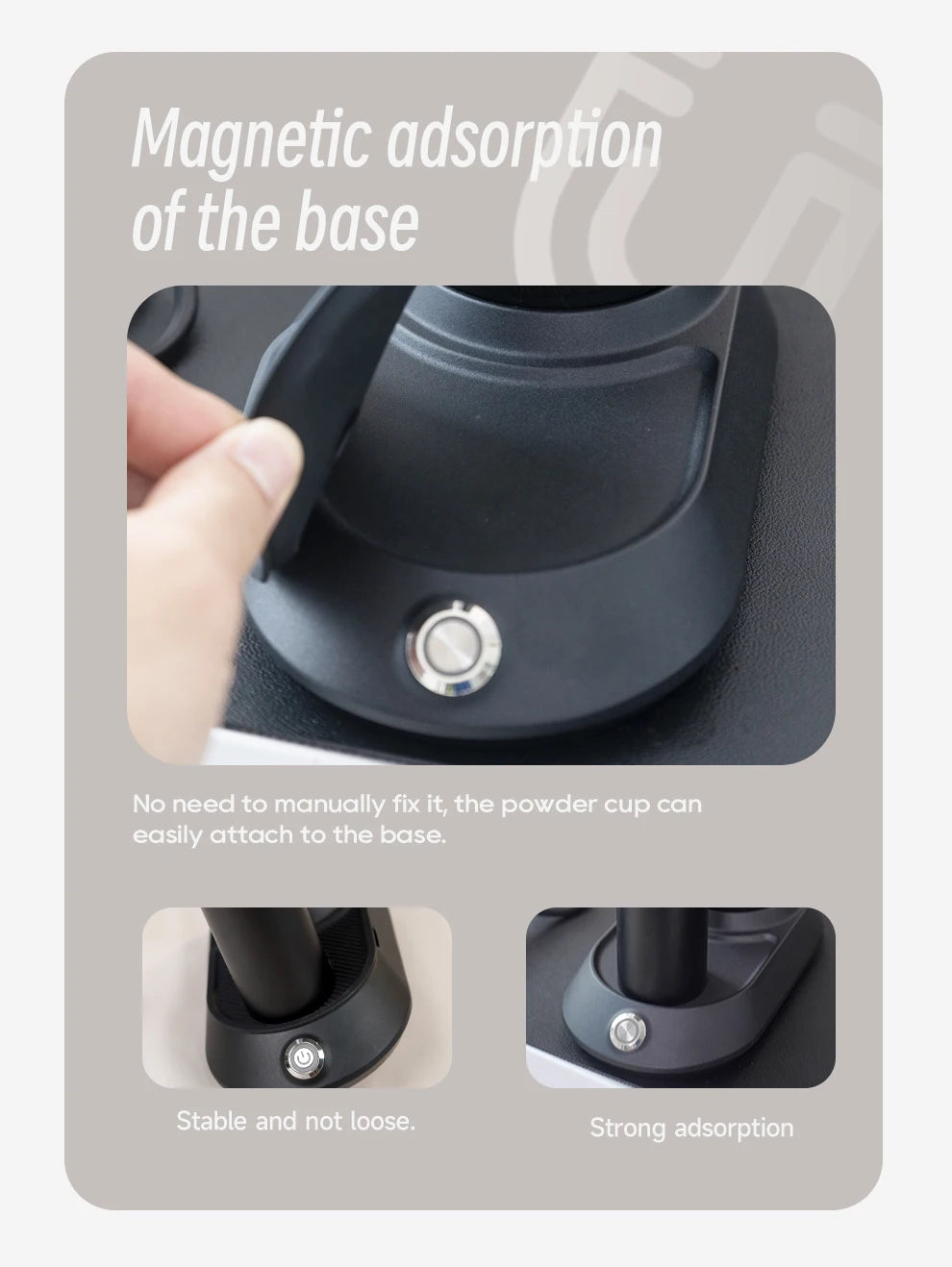 HiBREW G5 48mm Conical Burr Electric Coffee Grinder Compact Portable Coffee Bean Mill Kitchen for Espresso Turkish Coffee