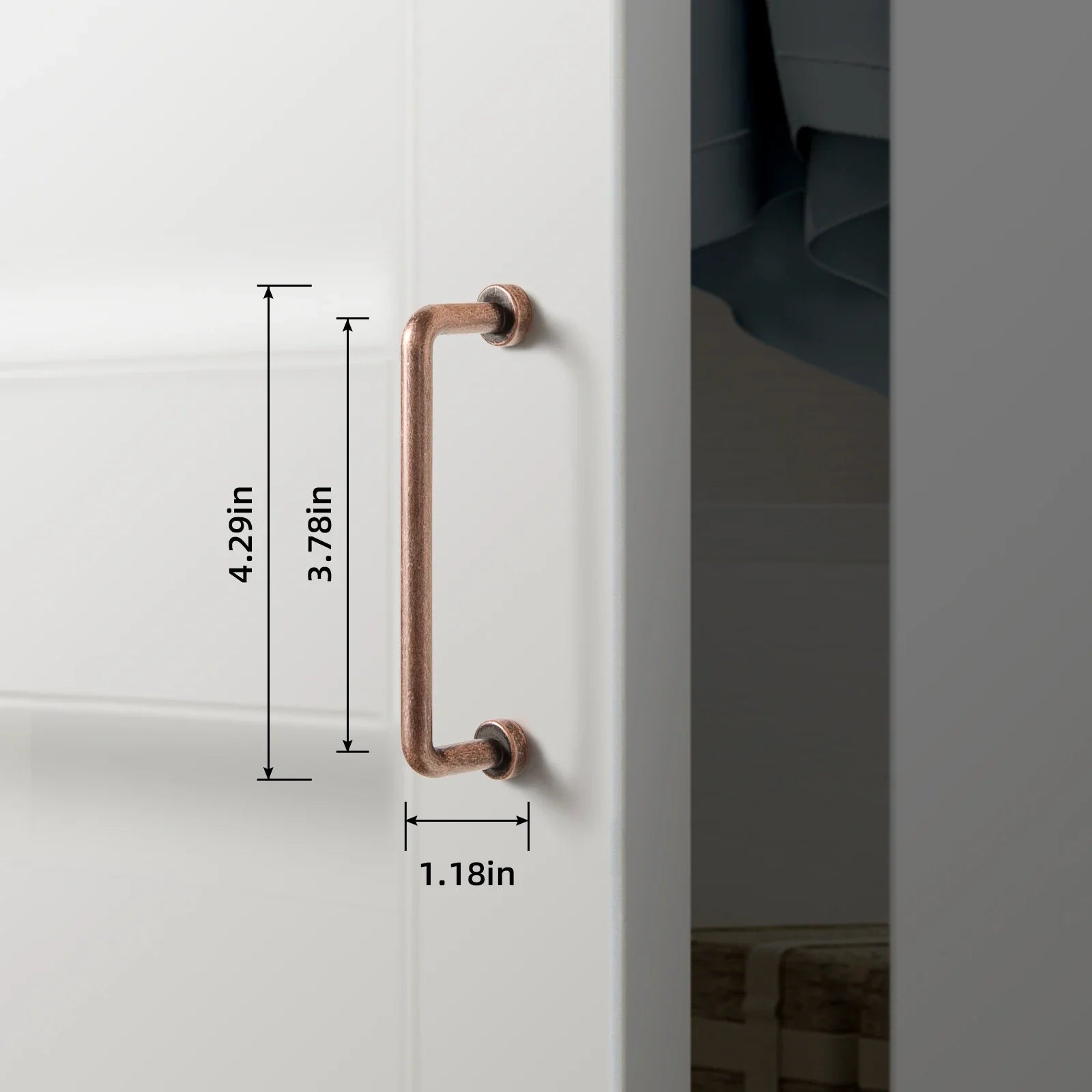 12.6''inch（320mm）Dainty Furniture Bar Pull Bronze Cabinet Handle Kitchen Handles Drawer Knobs Black Long Handle for Kitchen