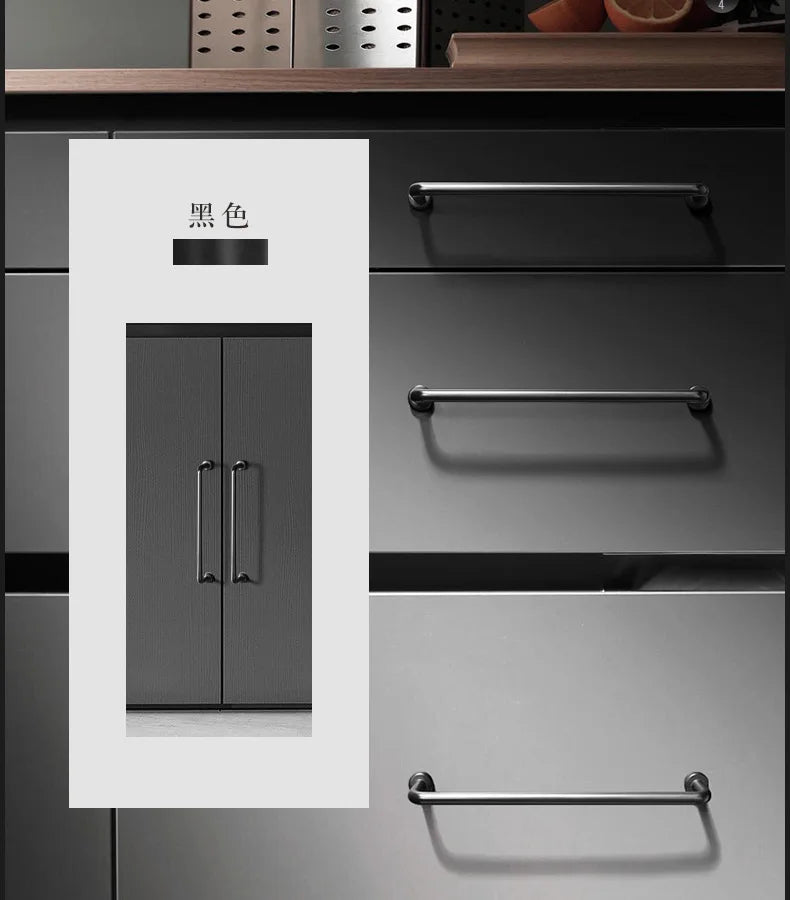 12.6''inch（320mm）Dainty Furniture Bar Pull Bronze Cabinet Handle Kitchen Handles Drawer Knobs Black Long Handle for Kitchen