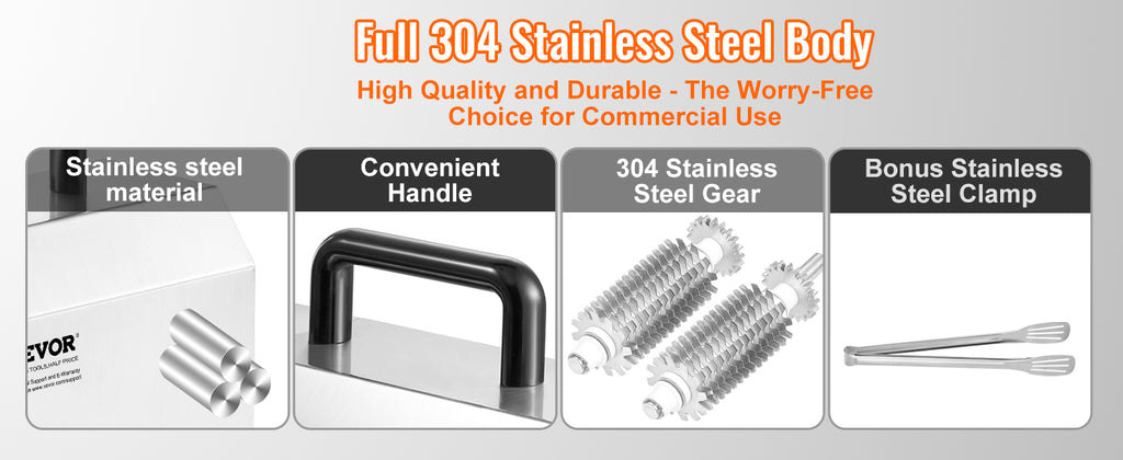 SucceBuy 17inch 54 Blades Commercial Meat Tenderizer 450W Electric Meat Tenderizer Machine for Pork Chicken Fish