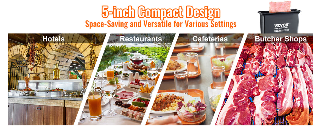 SucceBuy Commercial Meat Tenderizer Heavy Duty Stainless Steel Meat Tenderizer Machine Quick and Easy Manual Operation Kitchen