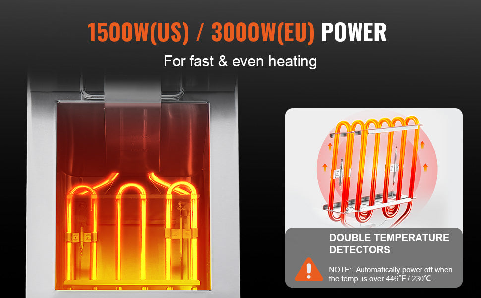 SucceBuy Commercial Deep Fryer Electric Countertop Fryer with Basket Stainless Steel Single Oil Fryer with Time & Temp Control